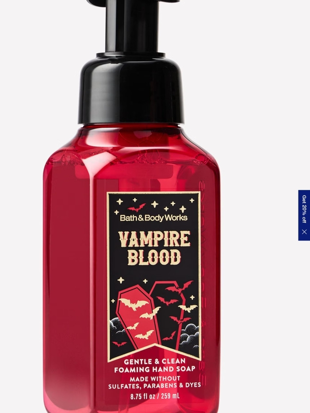 Bath & Body Works Vampire Blood Foaming Hand Soap — Red